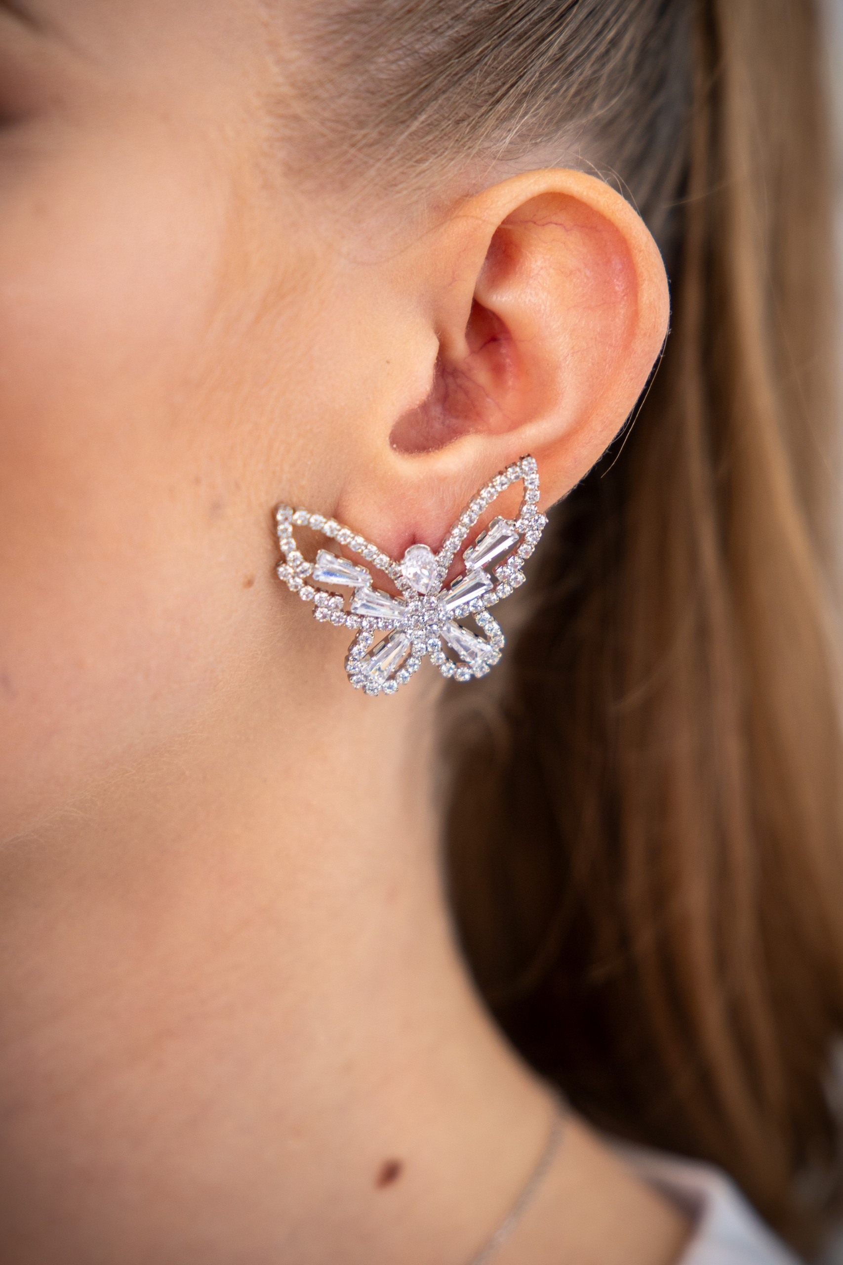 Обеци “Crystal Butterfly”