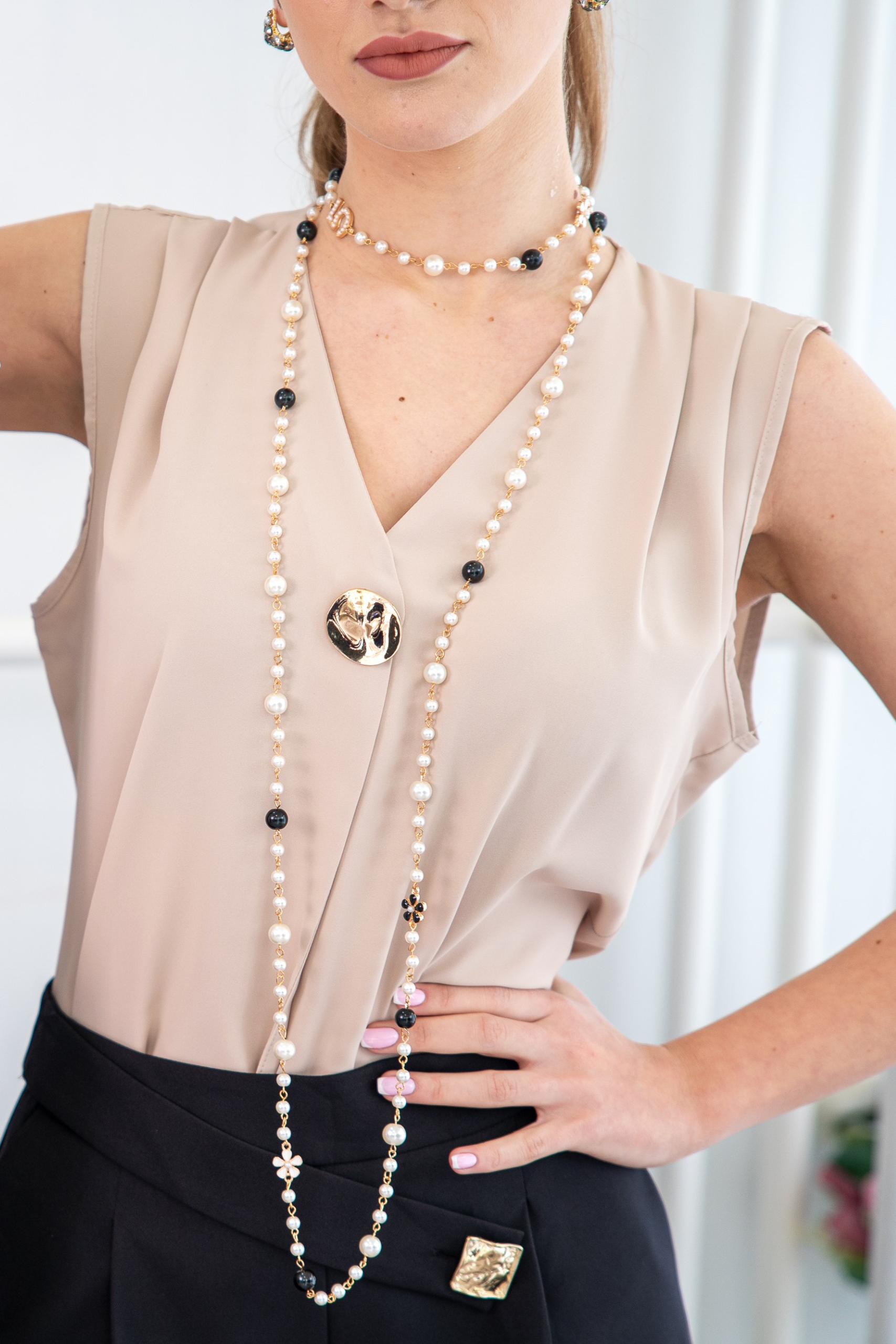Колие Pearl Statement