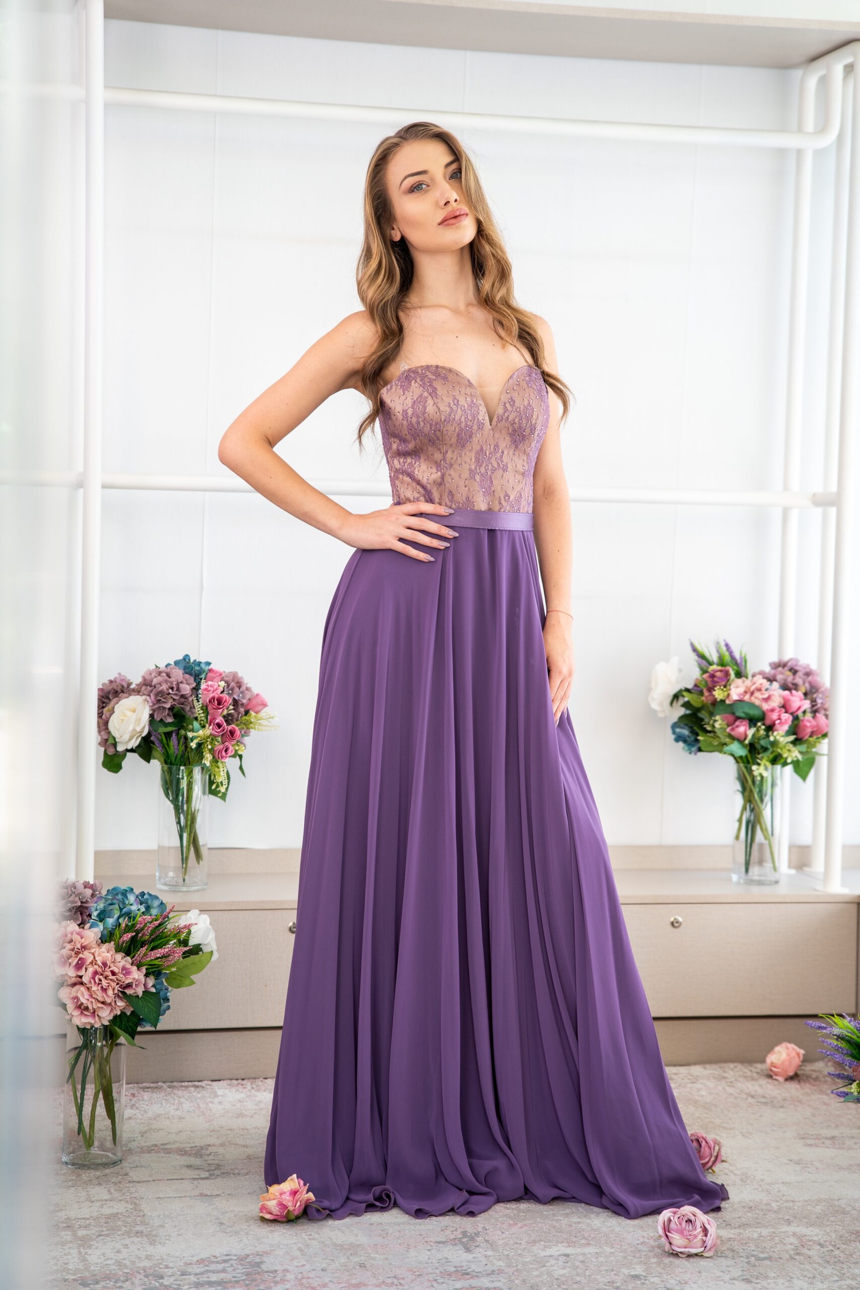 Amethyst Elegance Dress